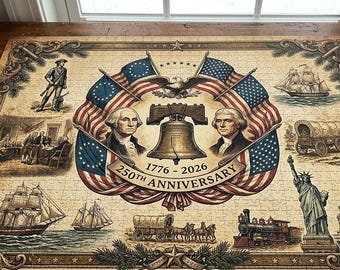 Vintage America 250th Anniversary Jigsaw Puzzle