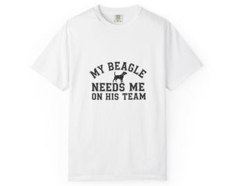 Chemise de pêche Beagle - T-shirt papa chien Gone Fishin pour homme