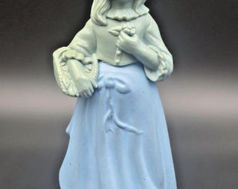 Frasco de perfume Avon Vintage "Little Girl Blue Somewhere" vazio, 88ml (3oz)