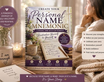 What Does Your Name Mean to You? Discover Your Personal Value Through a Name Mnemonic Digital Workbook Download PDF