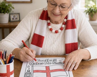 World Cup Soccer Makes Me Smile England Flag