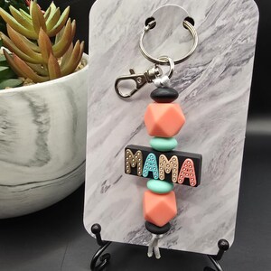 Keychains | Silicone Beaded | Gift Ideas | Custom Beaded Keychain | Cute Keychain | Ships in 24 Hrs