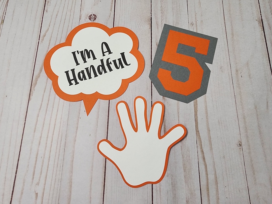 High Five I'm A Handful Centerpiece - I'm A Handful Centerpiece - High ...