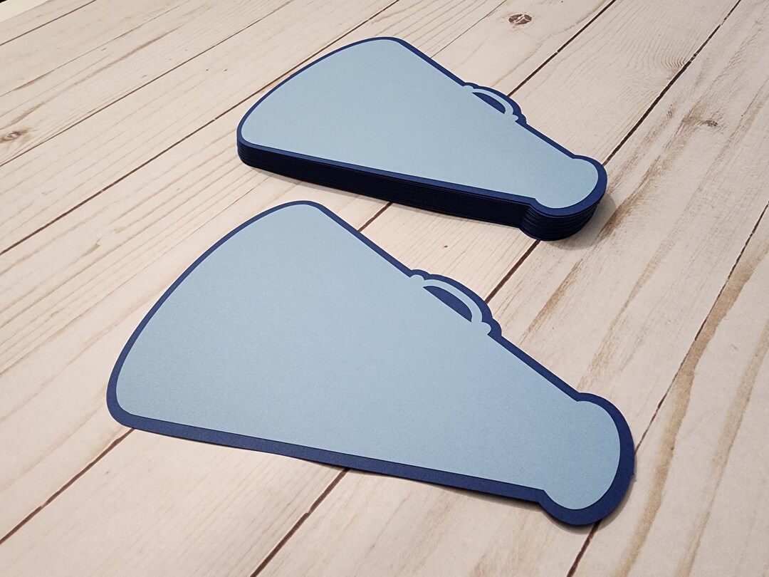 Megaphone Cutouts 12 Megaphone Die Cuts Megaphone Party Tags