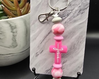 Keychains | Silicone Beaded | Gift Ideas | Custom Beaded Keychain | Cute Keychain | Ships in 24 Hrs