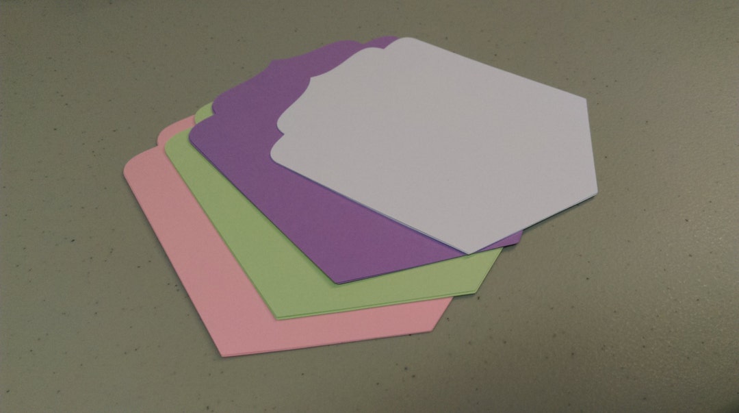 Bracket Cards, Layered Banner Cutouts, DIY Banners, Large Die Cut ...