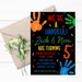 I'm A Handful Birthday Invitation Printable Editable High Five ...