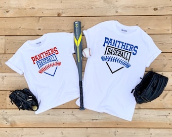 Boys Baseball Shirt - Baseball Team Name Baseball Shirt - Girls Softball Shirt - Youth Baseball T-Shirt - Baseball Shirt