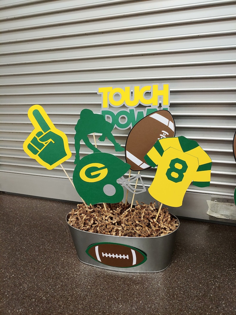 Football Centerpieces Football Party Decorations Helmet Etsy