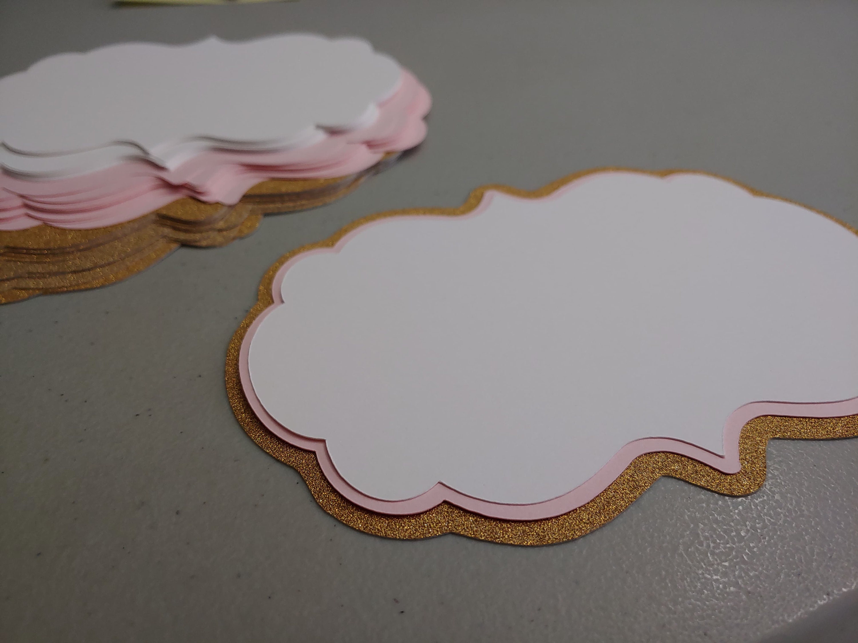 Bracket Cards, DIY Birthday Invitations, Place Cards, Scrapbooking Die ...