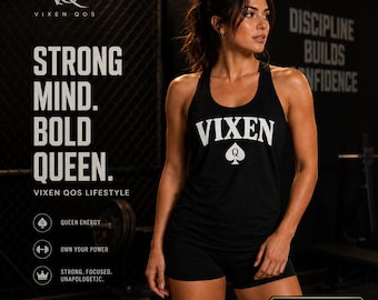 Vixen Queen of Spades Tank | Coded Lifestyle Statement Shirt