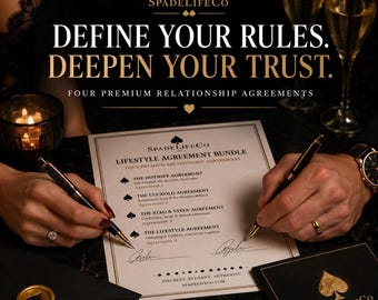 Couples Lifestyle Agreement Bundle | Hotwife, Cuckold, ENM Contracts (Digital Download)