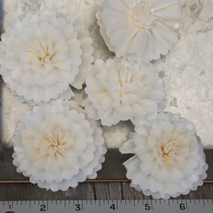 Sola Flower Carnations Set of 5 Quality Flowers DIY Bride Bouquet Wedding Flowers image 1