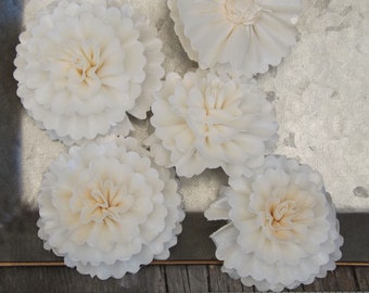 Sola Flower Carnations Set of 5 Quality Flowers DIY Bride Bouquet Wedding Flowers