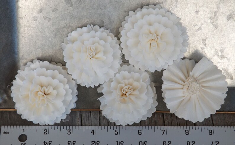 Sola Flower Carnations Set of 5 Quality Flowers DIY Bride Bouquet Wedding Flowers image 3