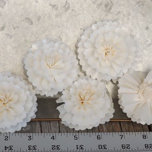 Sola Flower Carnations Set of 5 Quality Flowers DIY Bride Bouquet Wedding Flowers image 2