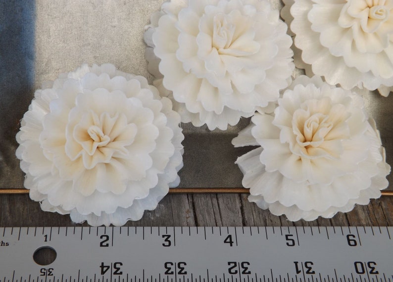 Sola Flower Carnations Set of 5 Quality Flowers DIY Bride Bouquet Wedding Flowers image 5