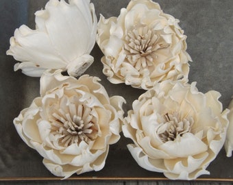 Sola Hydrangea Flower Set of 5 Sola Wood Flowers