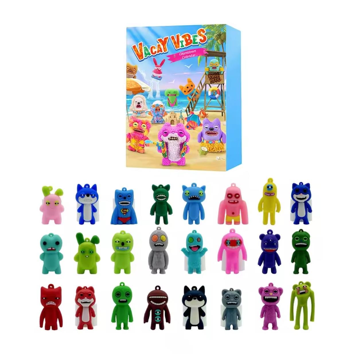 Discover Nativity 2025 Christmas Advent Calendar, 24 Days Tooth Monster Figures Countdown Calendar Blind Boxe Christmas Gift Set New Year