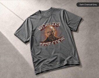 World's Best Cook T-Shirt Breaking Bad Style Walter White Fan Art, Apparel Tee