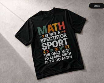 Cool Math Art For Men Women Mathematics Number Math Lovers T-Shirt, Apparel Tee