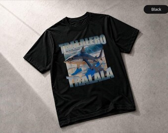 Camiseta de manga corta con meme de Brainrot italiano Tralalero Tralala Bootleg.