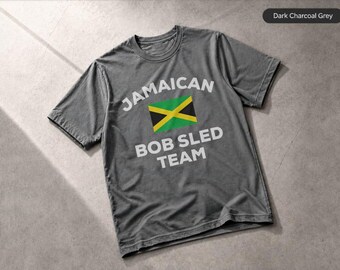 Jamaican Jamaica Bobsled Team Flag Funny Country Gift T-Shirt, Apparel Tee