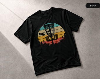 Funny Disc Golf Art For Men Women Vintage Disc Golfer Lovers T-Shirt, Apparel Tee