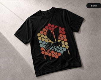 Funny Vintage Bee Art For Men Women Beekeeping Lovers T-Shirt, Apparel Tee