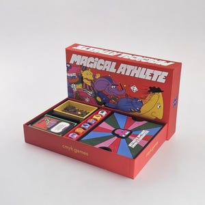 Inserto per scatola del gioco da tavolo Magical Athlete / Organizzatore per riporre il gioco da tavolo