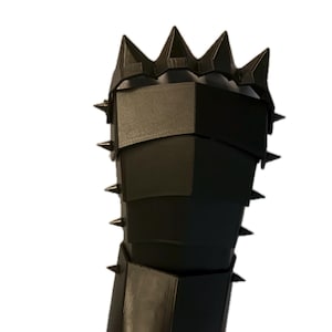 Carl’s Enchanted War Gauntlet With Metal Spikes | Dungeon Crawler Carl Fan Art, DCC Cosplay Costume Prop