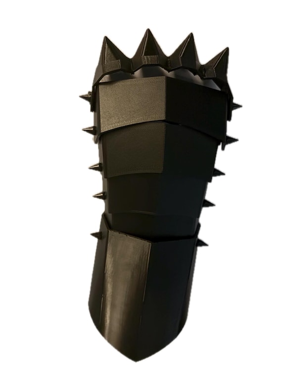 Carl’s Enchanted War Gauntlet With Metal Spikes | Dungeon Crawler Carl Fan Art, DCC Cosplay Costume Prop