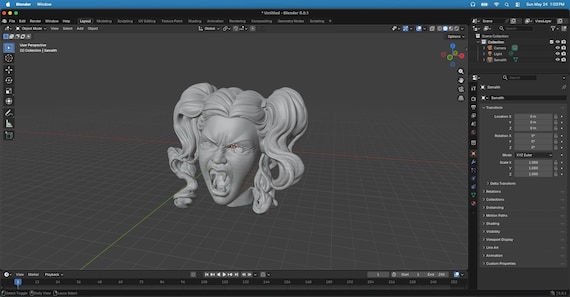 Samantha Dungeon Crawler Carl .stl Model File (Digital Download)