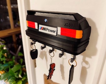 Personalized sports cars keys holder w/ 5 hooks