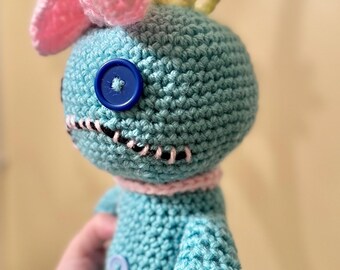 Made to Order Scrump Amigurumi - Gifts for Disnerds Halloween Cosplay Stocking Stuffers
