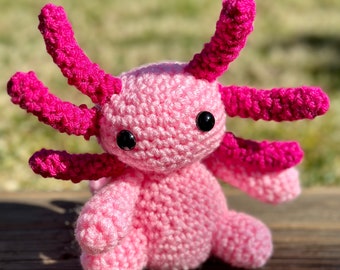 Prêt à expédier - Axolotl Andy - ami amphibien - cadeau parfait pour les amateurs d'animaux exotiques rares, bas de Noël de Noël trouvailles