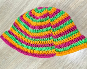 Ready to Ship - Fruity Bucket Hat - Adult Size Summer Hat