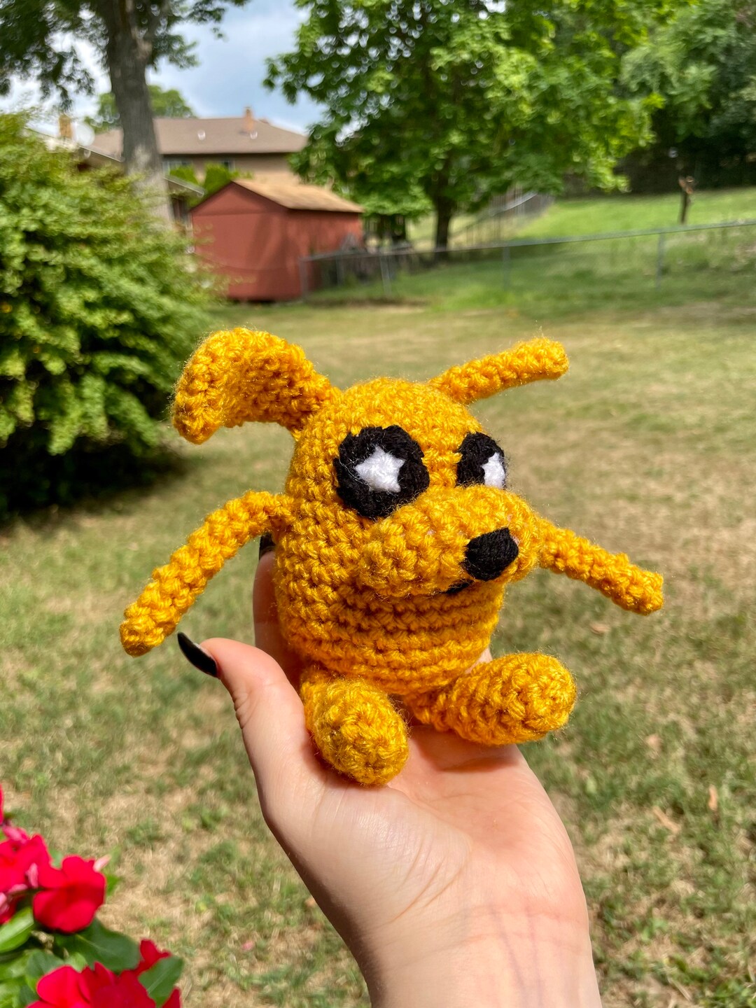 Made to Order Mini Jake the Dog Amigurumi Etsy