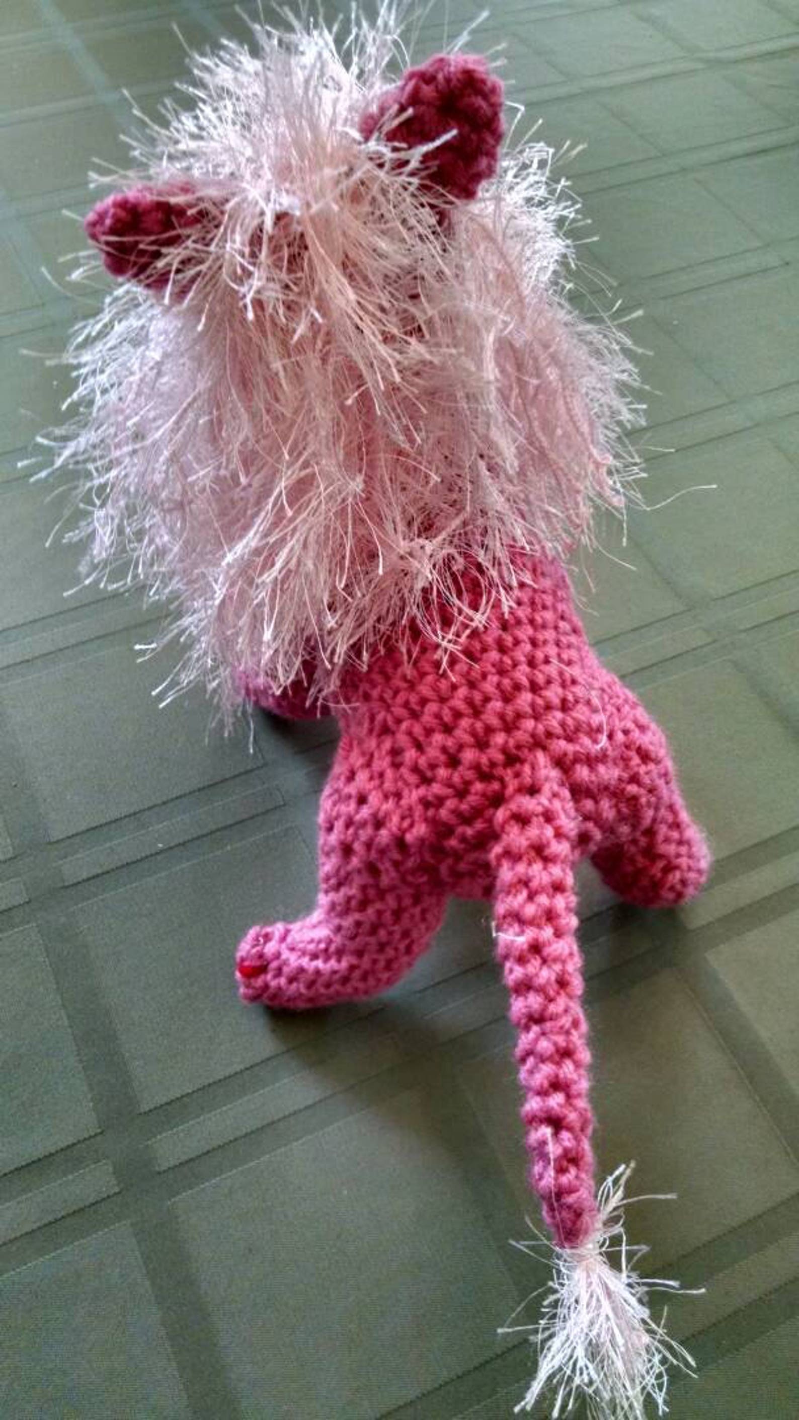 Made to Order Rose Quartz Pink Lion Plush Toy Gifts for | Etsy