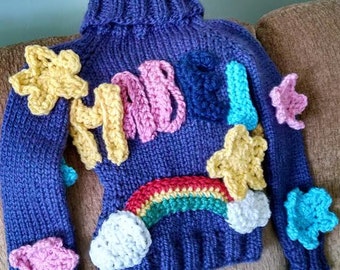 PATTERN - Mabel Pines Sweater - Sizes XS-XXL - Halloween Cosplay Costume - Pdf Download Knitting Instructions