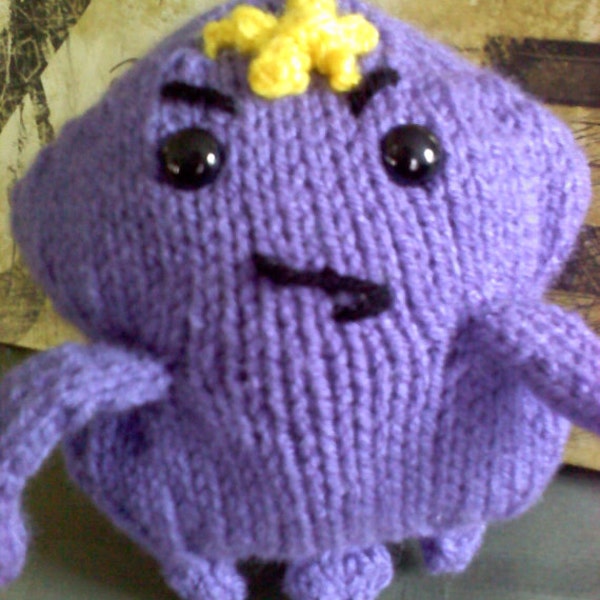 PATTERN -- Lumpy Space Princess Amigurumi Toy Desk Buddy - PDF Download Knitting Instructions