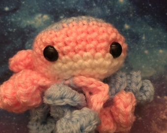 Made to Order - LGBT octopus - Orientation Amigurumi Desk Buddy - LGBTQIA+ Plush Toy Octopi