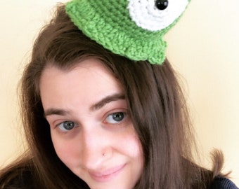 Made to Order - Brain Slugs - Wearable Amigurumi Desk Buddy - 2 Sizes - Gifts for Geeks Animation Fans