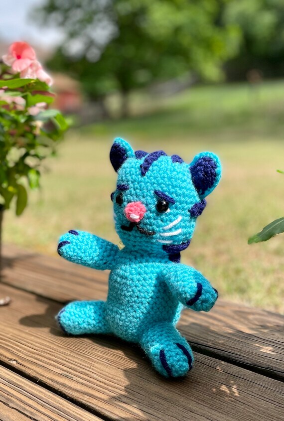 Made to Order Daniel s Blue Tigey Tiger Amigurumi Gifts for Kids