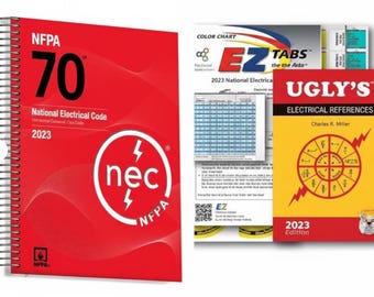 2023 Nec Code book Spiralbound with ugly and Tabs