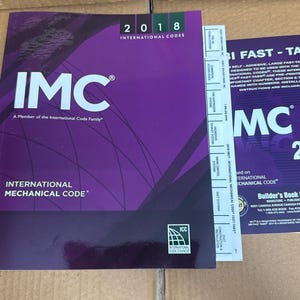 IMC 2018 International Mechanical codes with fast tabs