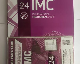 IMC 2024 International Mechanical codes with Fast Tabs