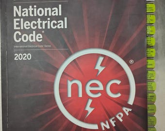 TABBED NEC 2020 National electrical code book Nfpa 70 -New