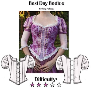Best Day Bodice | Print at Home Sewing Pattern | XS-2X