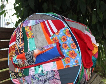 Shamanic Drum Case - Pueblo Drum Bag - Native American Drum Bags - Upcycling Scraps